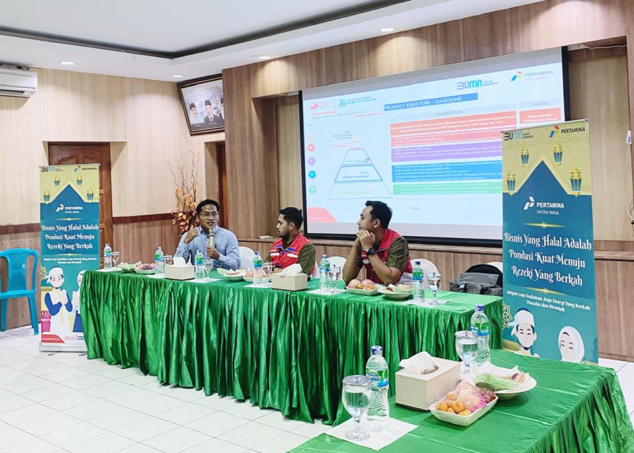 Pertamina Patra Niaga Jatimbalinus melalui Sales Area Ponorogo mendorong penggunaan LPG tepat sasaran di Ponpes Gontor. Foto : Pertamina
