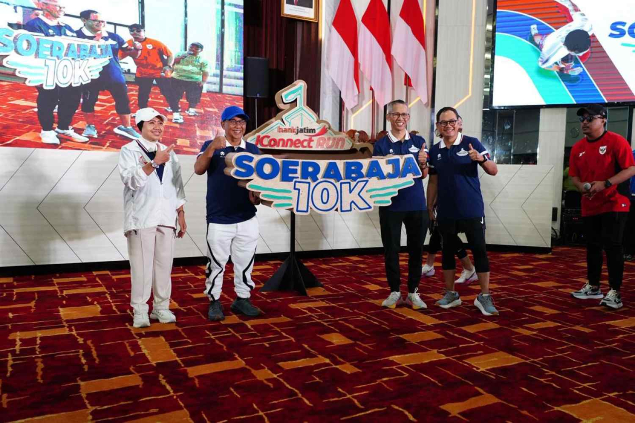 Bank Jatim JConnect Run Soerabaja 10K 2025. Foto : Bank Jatim