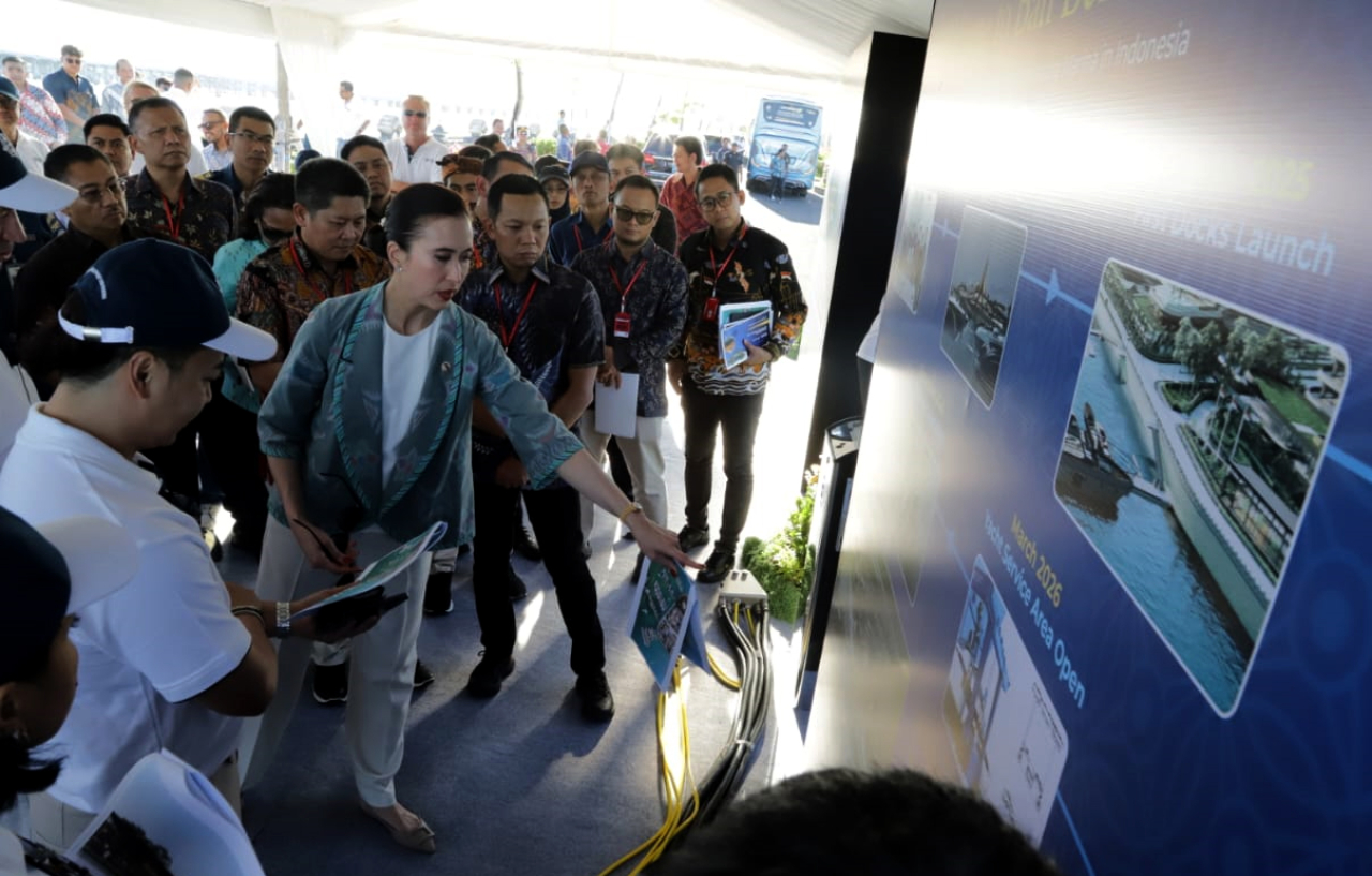 Menpar Widyanti Putri Wardana mendorong BMTH menjadi gerbang pariwisata premium berstandar internasional. (Foto: Pelindo Regional 3)