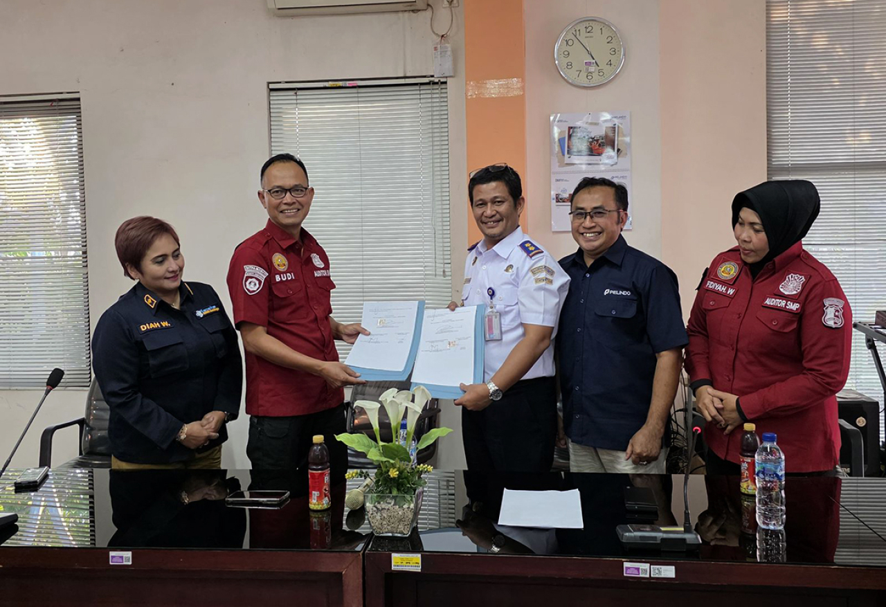 Pelindo Multi Terminal Cabang Gresik memeroleh penilaian kategori bik berdasarkan risk assessment. (Foto: SPMT Gresik)