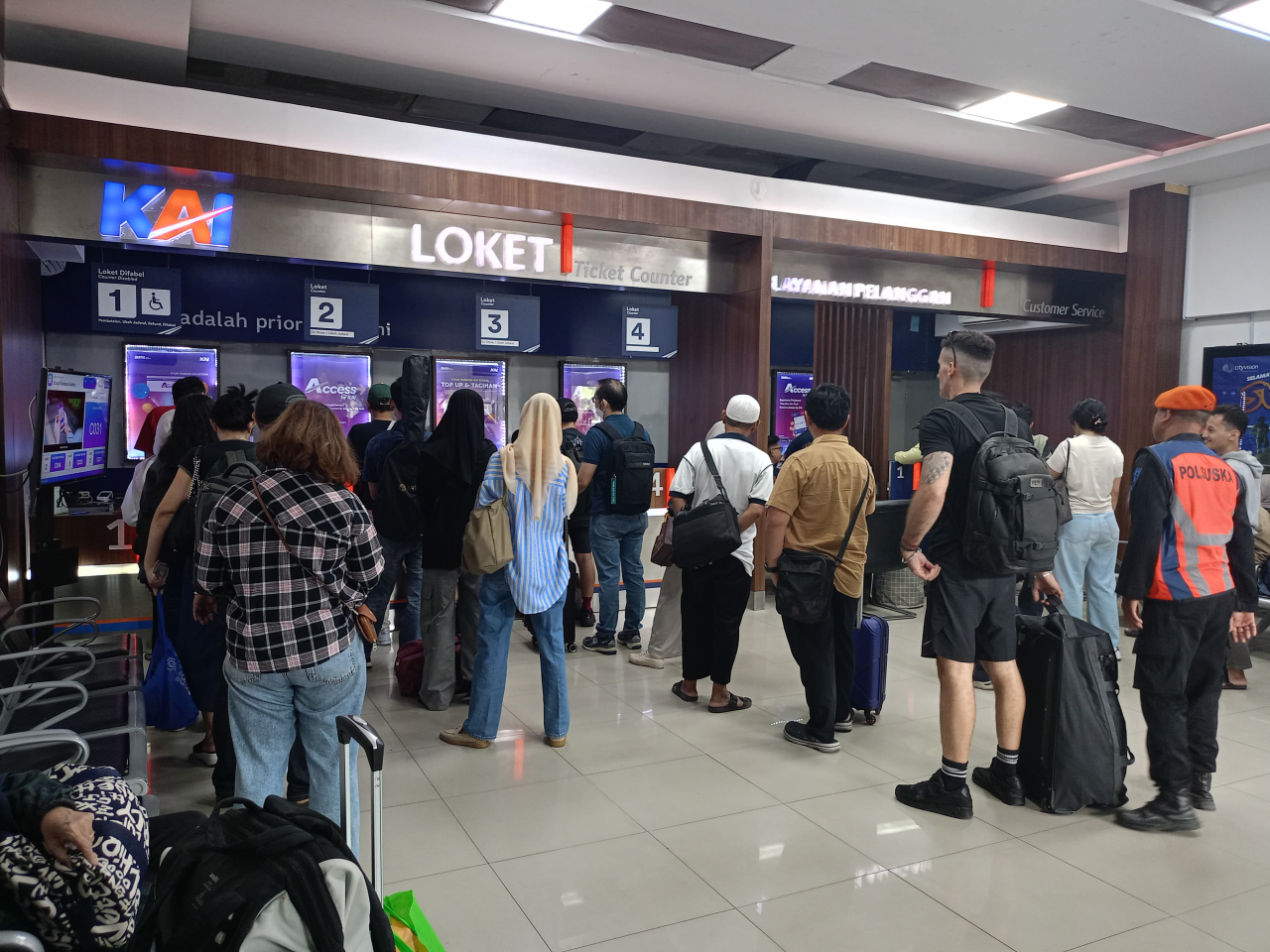 KAI Daop 8 Suarabaya membatalkan sembilan perjalanan kereta api tujuan Malang-Surabaya-Jakarta pada 2 Agustus 2025. (Foto: KAI Daop 8 Surabaya)