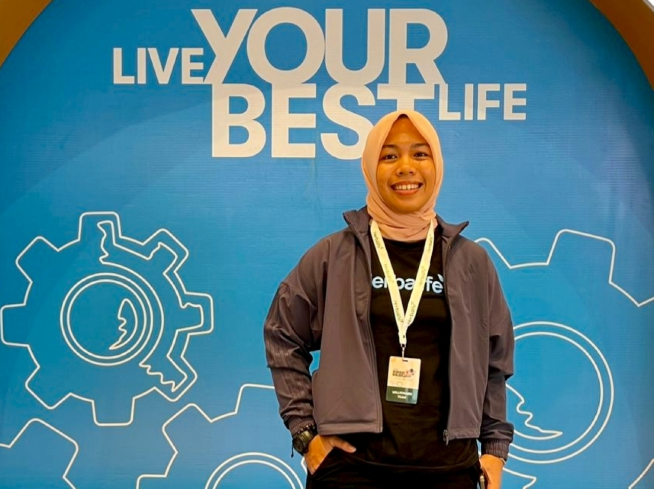 Pengusaha muda Herbalife, Nanda Hervina Widowati. Foto: Jatimkini/ist