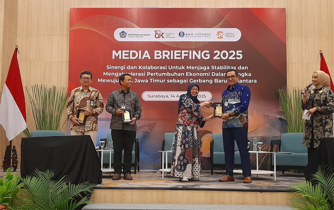 OJK bersama BI, LPS, dan Kemenkeu menyebut prospek perekonomian Jatim masih kokoh yang ditandai dengan sejumlah indikator. (Foto: Rochman Arief/jatimkini.com)