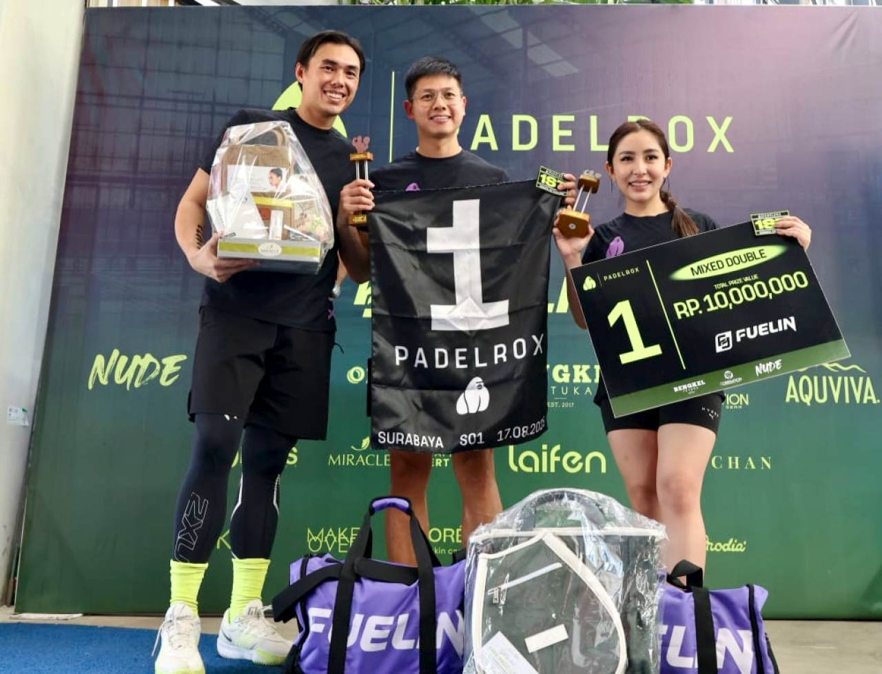 Gebrakan Baru Dunia Sport-Lifestyle PADELROX Hadir di Surabaya Bersama Fuelin. Foto: Jatimkini/ist