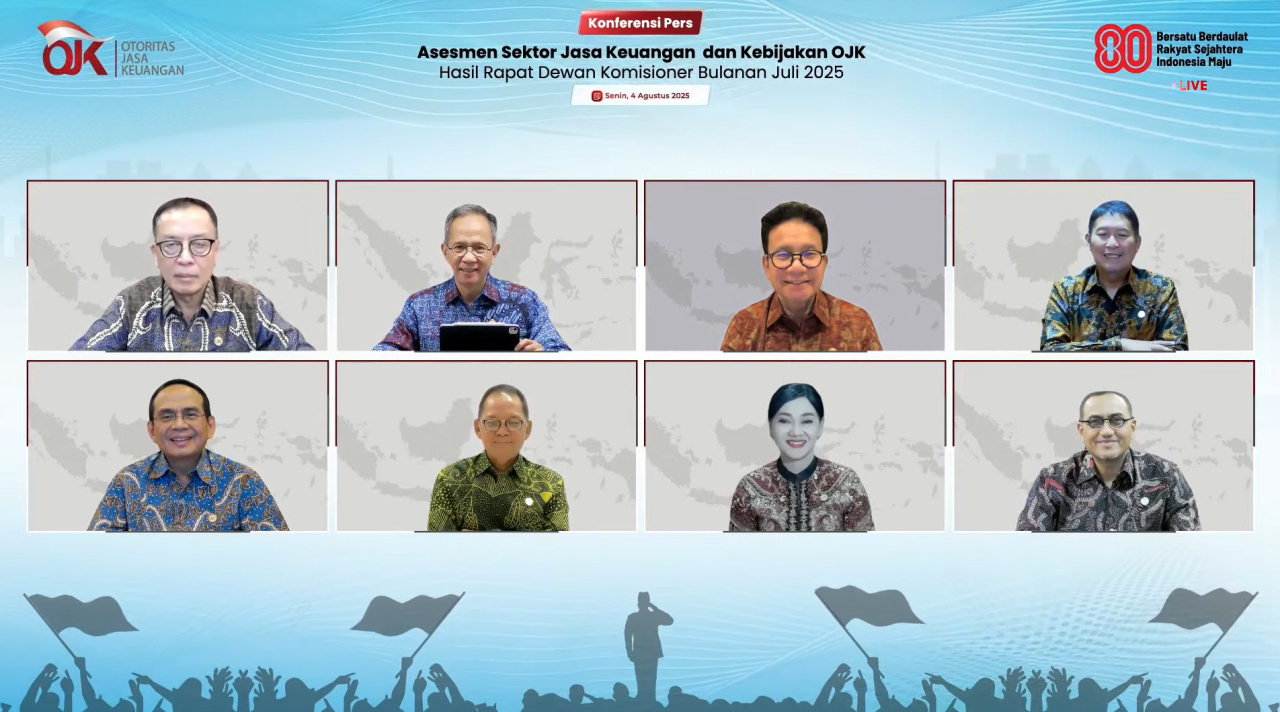 RDK OJK mencatat pasar saham Indonesia mencerminkan optimisme pada semester kedua 2025. (Foto: tangkapan layar)