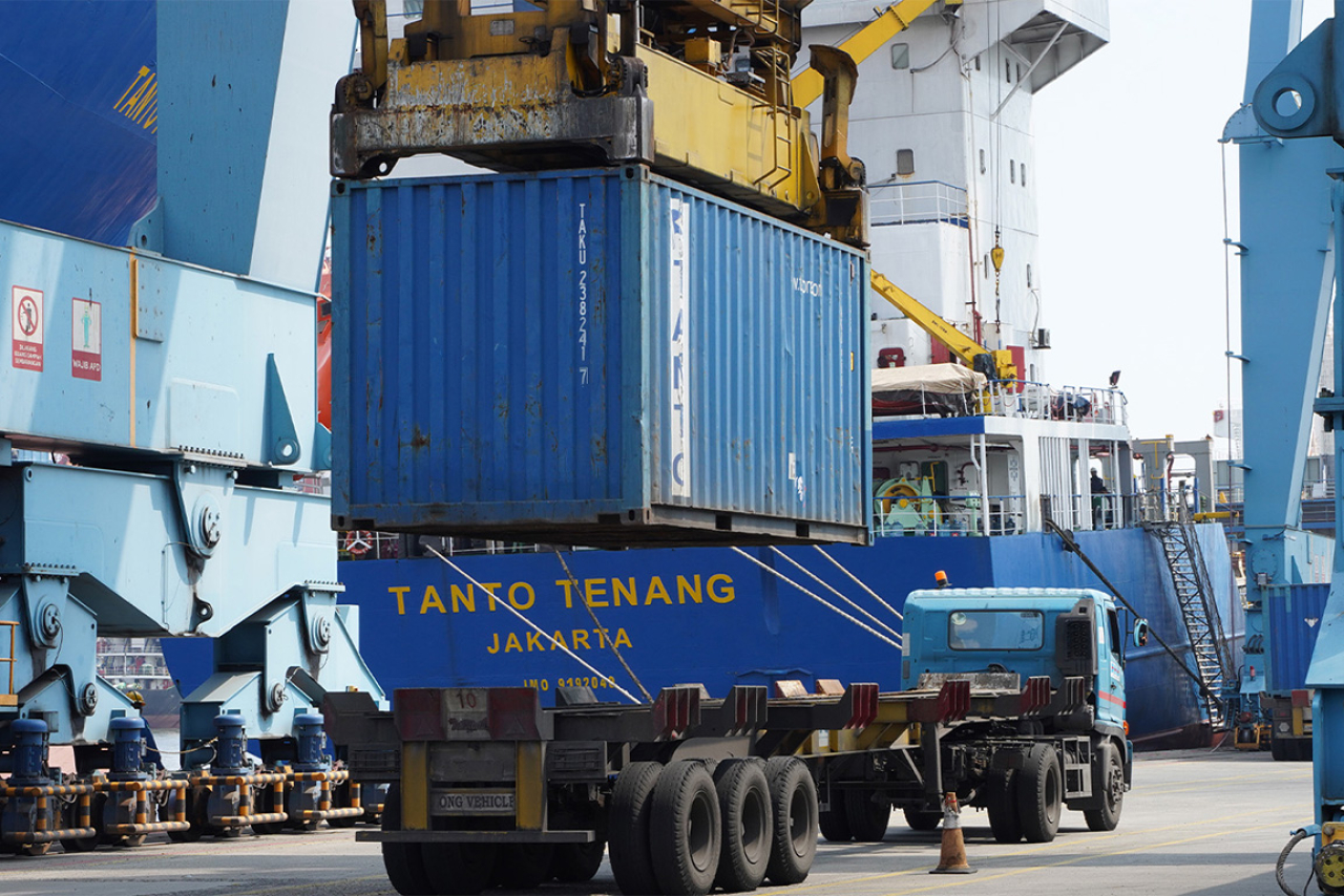Arus peti kemas di wilayah kerja IPC Petikemas selama Januari-Agustus 2025 tumbuh 13,8 persen yoy. (Foto: dok.IPC Petikemas)