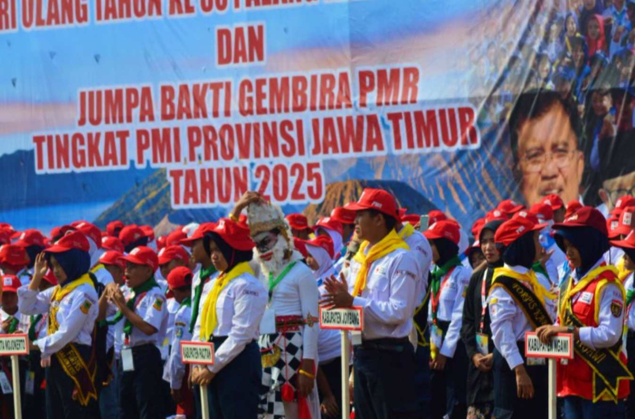 HUT ke-80 PMI dan pembukaan kegiatan Jumpa Bakti Gembira (Jumbara). Foto : istimewa