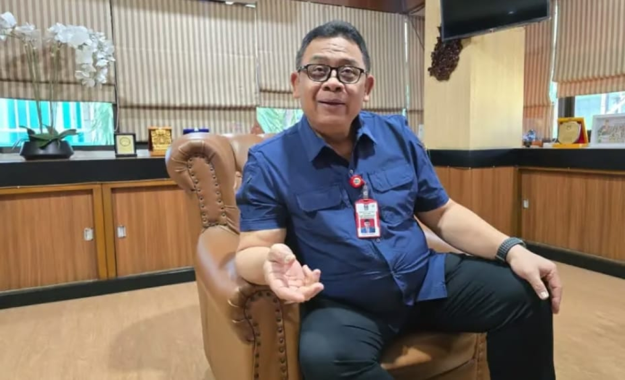 Kepala Disnakertrans Jatim, Sigit Priyanto menanggapi soal isu PHK Gudang Garam ( Foto : istimewa)