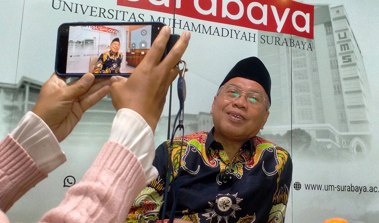 Ketua PW Muhammadiyah Jatim, Sukadiono. (Foto: Rochman Arief/jatimkini.com)