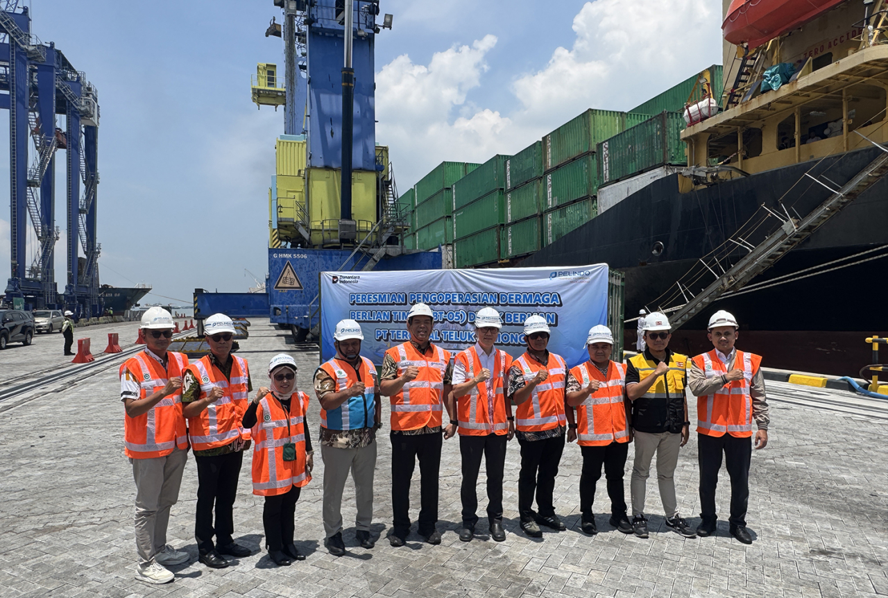 Dermaga Berlian Timur telah resmi di bawah kendali operasional Terminal Teluk Lamong, Jumat 7 November 2025. (Foto: dok.Sub Regional Jawa Pelindo Regional 3)