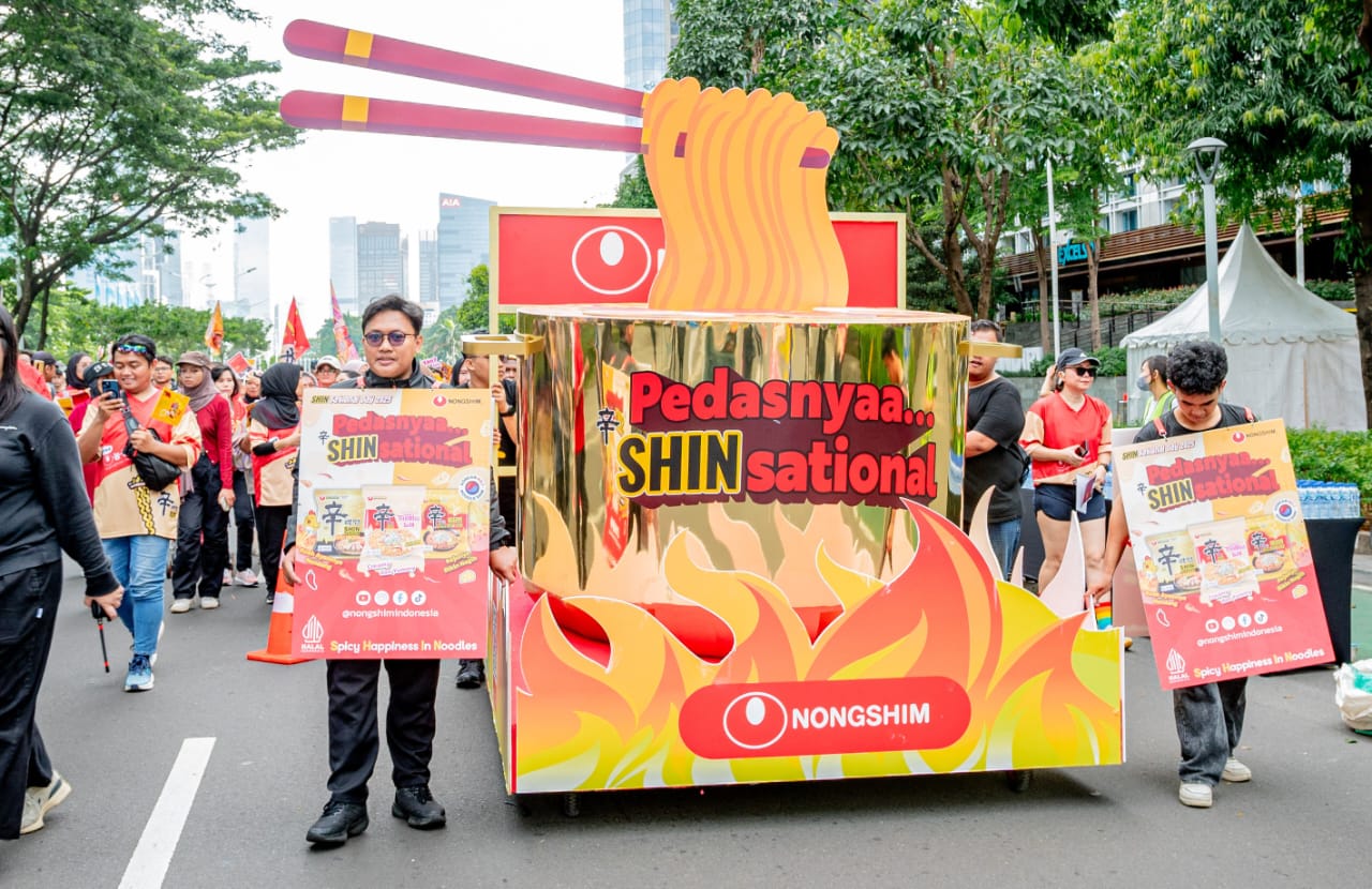 Nongshim Indonesia kembali gelar "SHINsational Day 2025 yang merupakan festival tahunan yang memadukan kuliner, musik, dan budaya Korea dalam semangat pedas khas Shin Ramyun. ( Foto : Ist )
