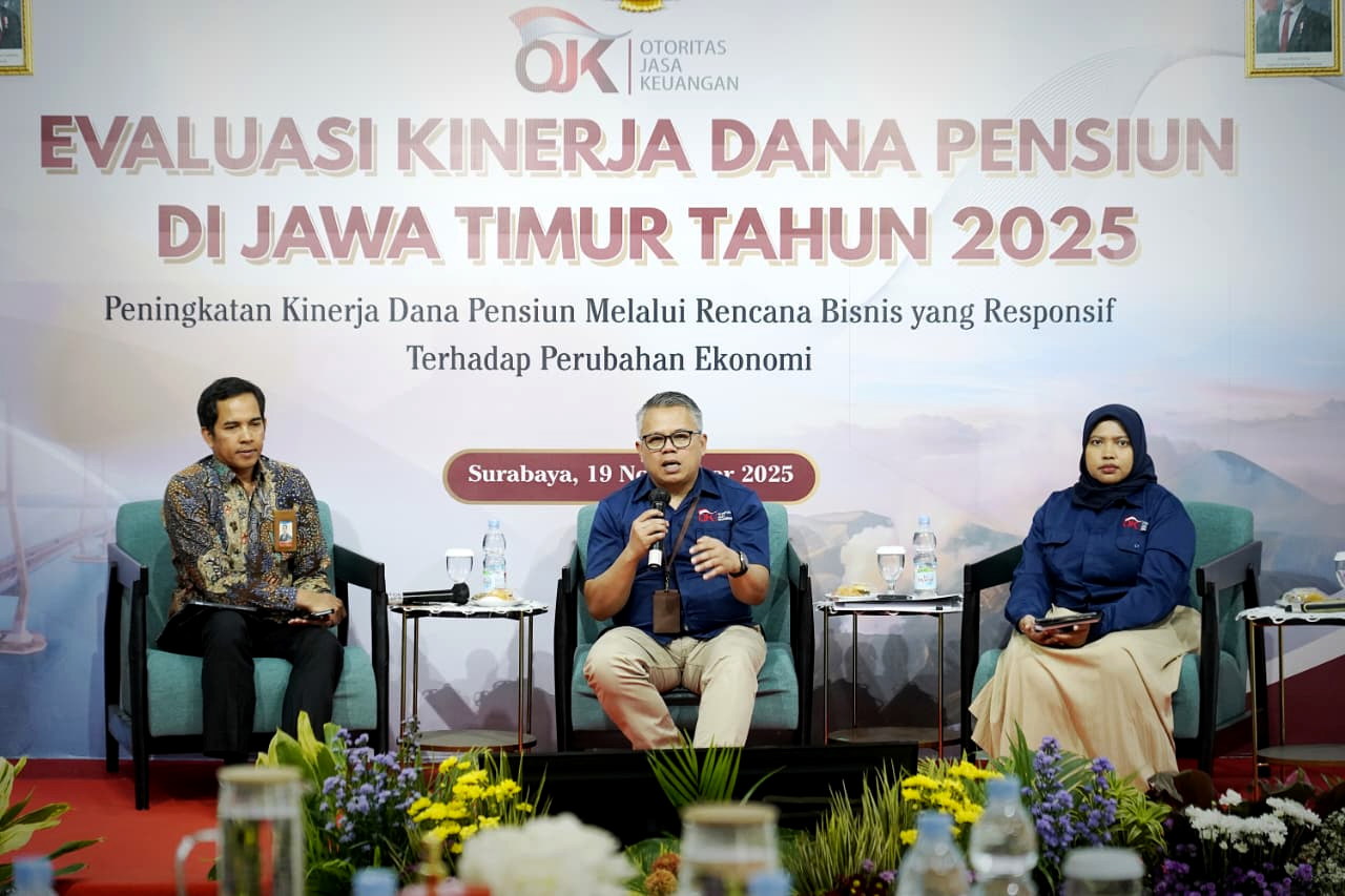 Dana Pensiun cukup resilien di tengah pelambatan pertumbuhan industri jasa keuangan pada semester ketiga 2025. (Foto: dok.OJK)
