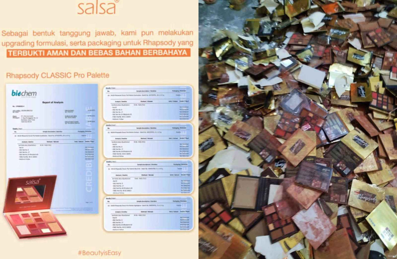 Ilustrasi produk-produk Salsa yang ditarik dari pasaran. Foto : Salsa