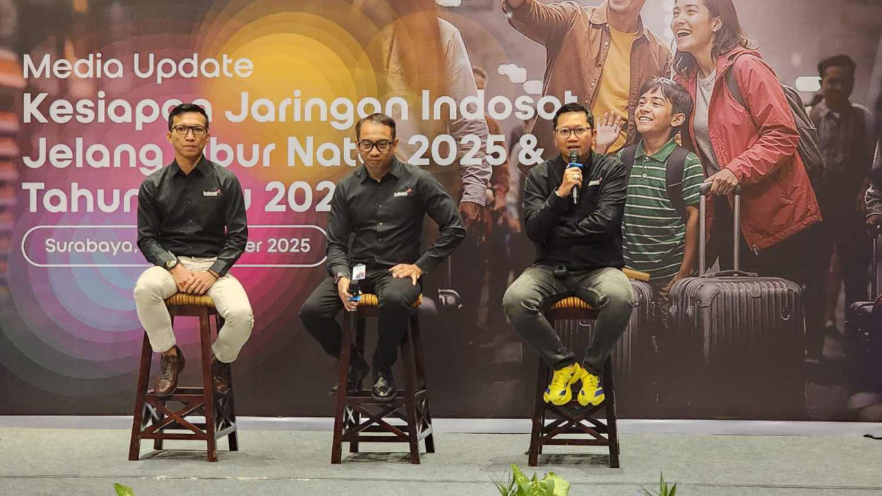 Media Update kesiapan jaringan Indosat jelang libur Nataru. Foto : Peni Widarti