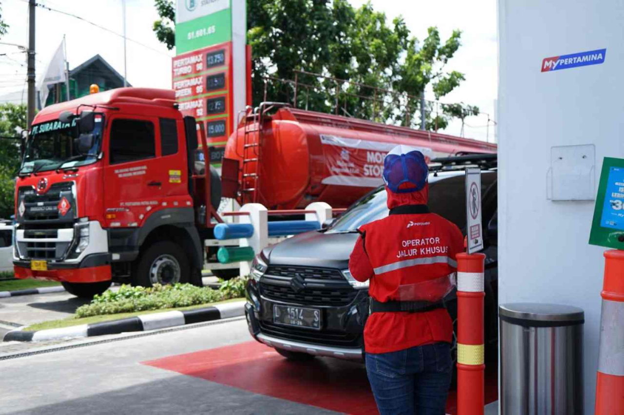 Ilustrasi layanan SPBU Pertamina. Foto : Pertamina