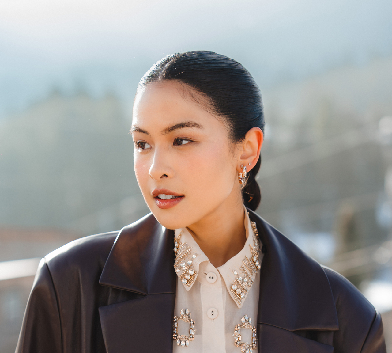 Koleksi yang dikenakan Maudy Ayunda dalam Sundance Film Festival menyita perhatian global. (Foto: dok.Frank & co.)