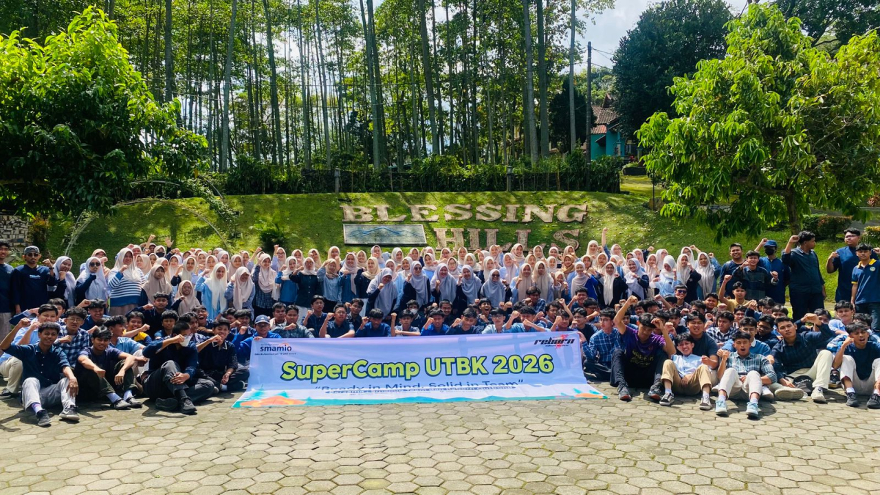 SMA Muhammadiyah 10 (Smamio) GKB Gresik menggelar kegiatan Supercamp UTBK 2026 dengan mengusung tema “Ready in Mind, Solid in Team” yang diikuti siswa ( Foto : Istimewa )