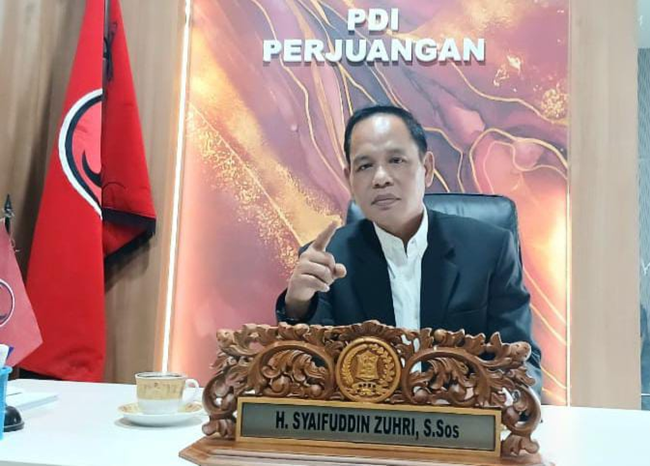 ‎Anggota DPRD Surabaya dari Fraksi PDI Perjuangan Saifuddin Zuhri ( Foto : Soemadji )