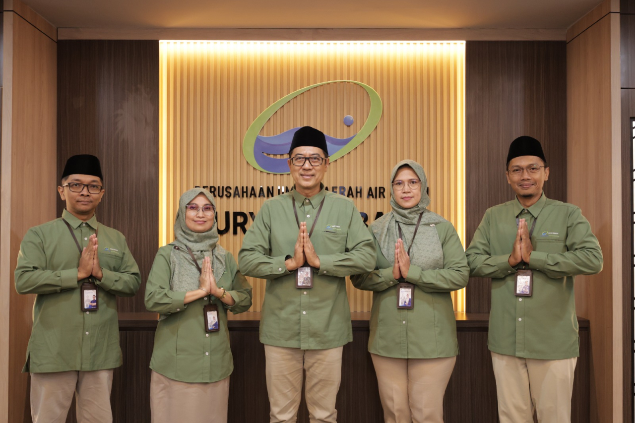 Perumda Air Minum Surya Sembada Kota Surabaya pastikan aman menghadapi cuaca ekstrim dan libur panjang Idul Fitri ( Foto : Istimewa )