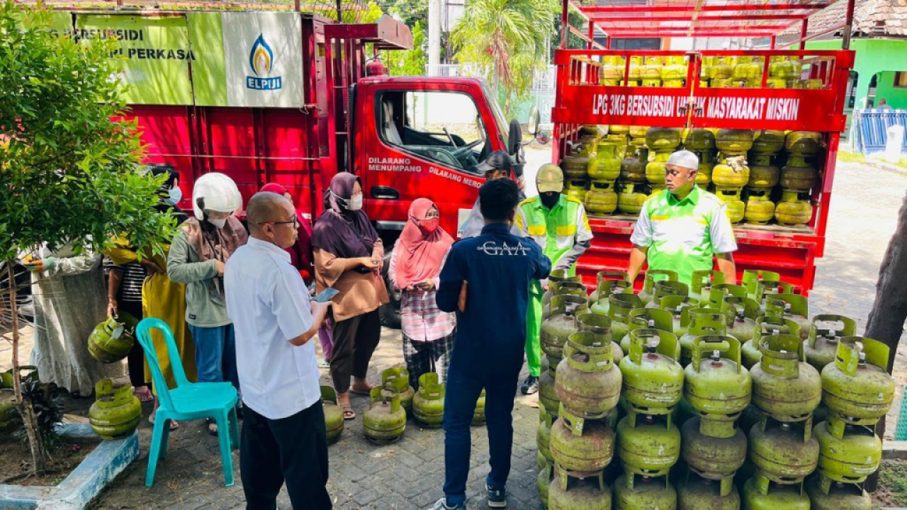 Pasar murah LPG 3kg digelar di Probolinggo. Foto : Pertamina Patra Niaga