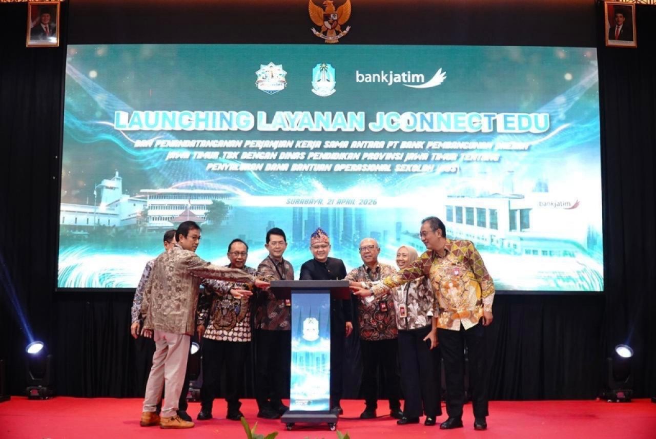 Peluncuran Jconnect Edu Bank Jatim. Foto : Bank Jatim