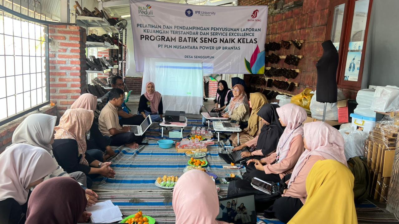 PLN NP UP Brantas bersama Fakultas Ekonomi dan Manajemen Institut Pertanian Bogor (IPB) menggelar pendampingan penyusunan laporan keuangan pada 17-19 April 2026. Foto: Dok. PLN NP UP Brantas