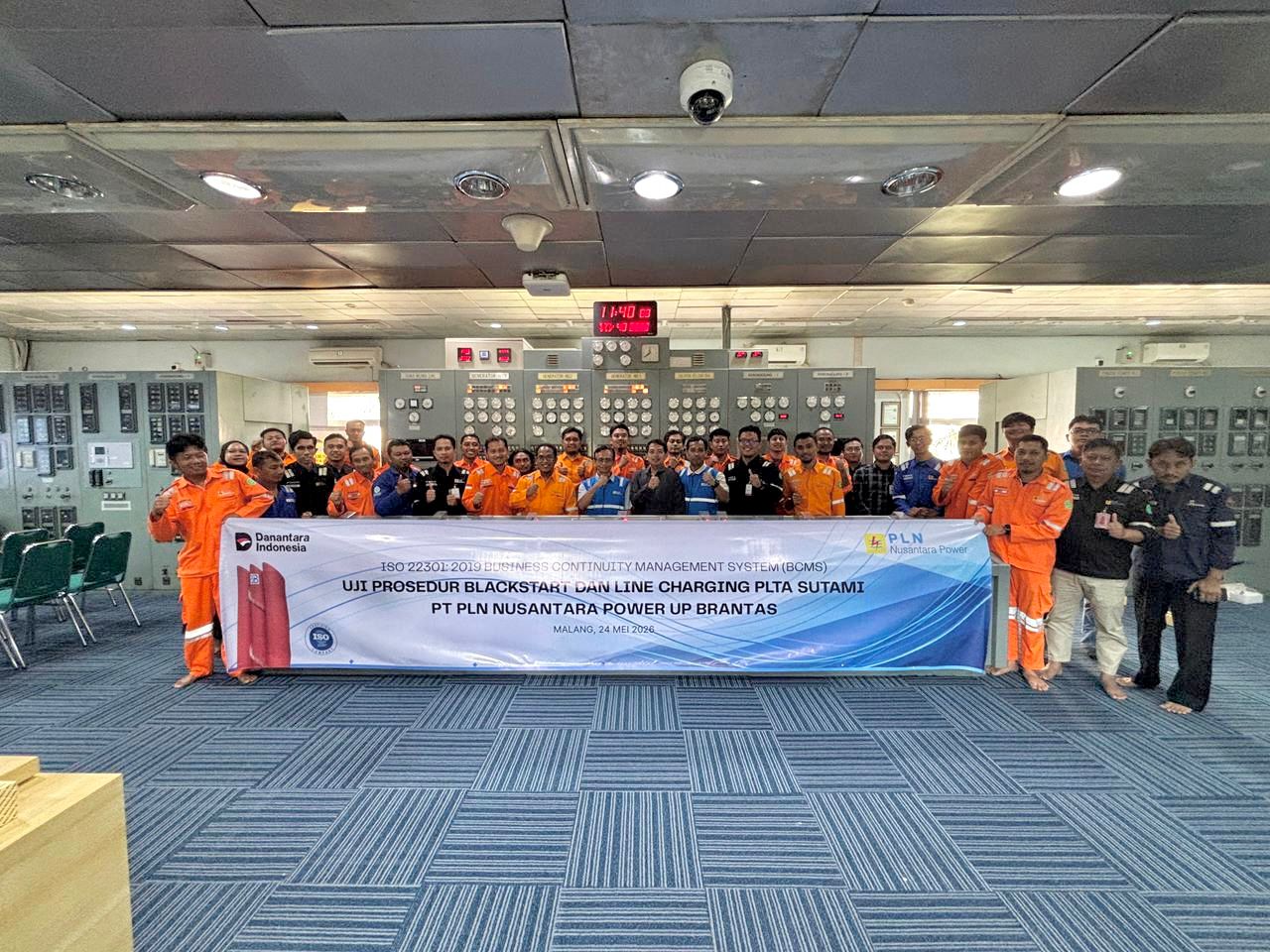 PLN NP UP Brantas melaksanakan uji Black Start dan Line Charging PLTA Sutami untuk mendukung siaga kelistrikan Iduladha dan Waisak. Foto: PLN NP UP Brantas