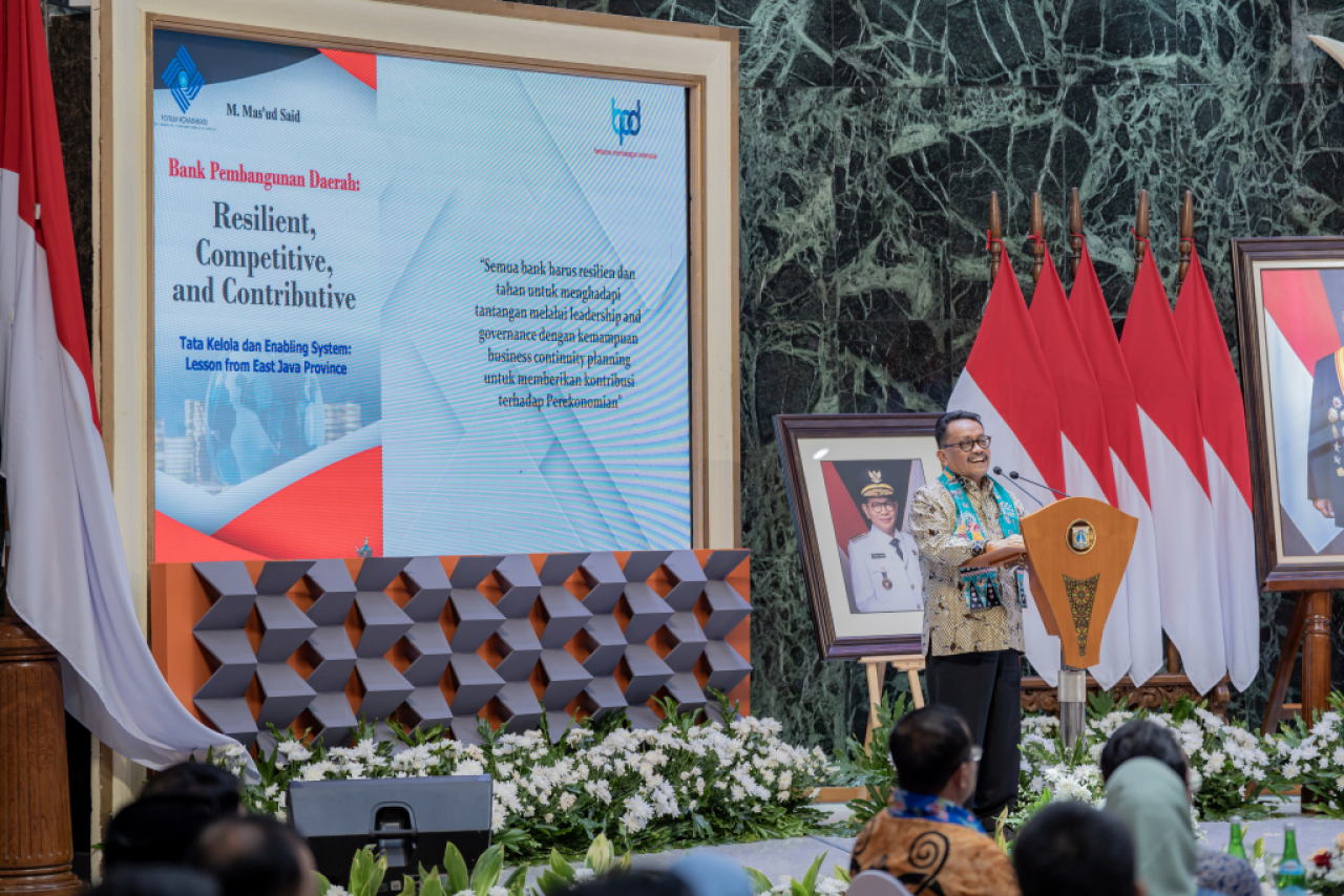 Seminar munas forum komisari bank pembangunan daerah seIndonesia. Foto : Bank Jatim