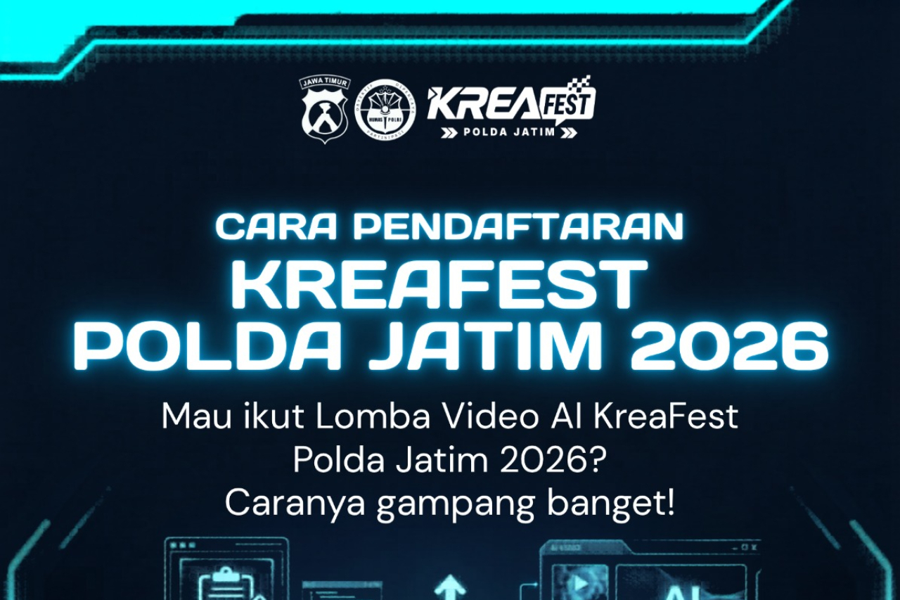Poster festival Kreafest Polda Jatim 2026. Foto : Polda Jatim