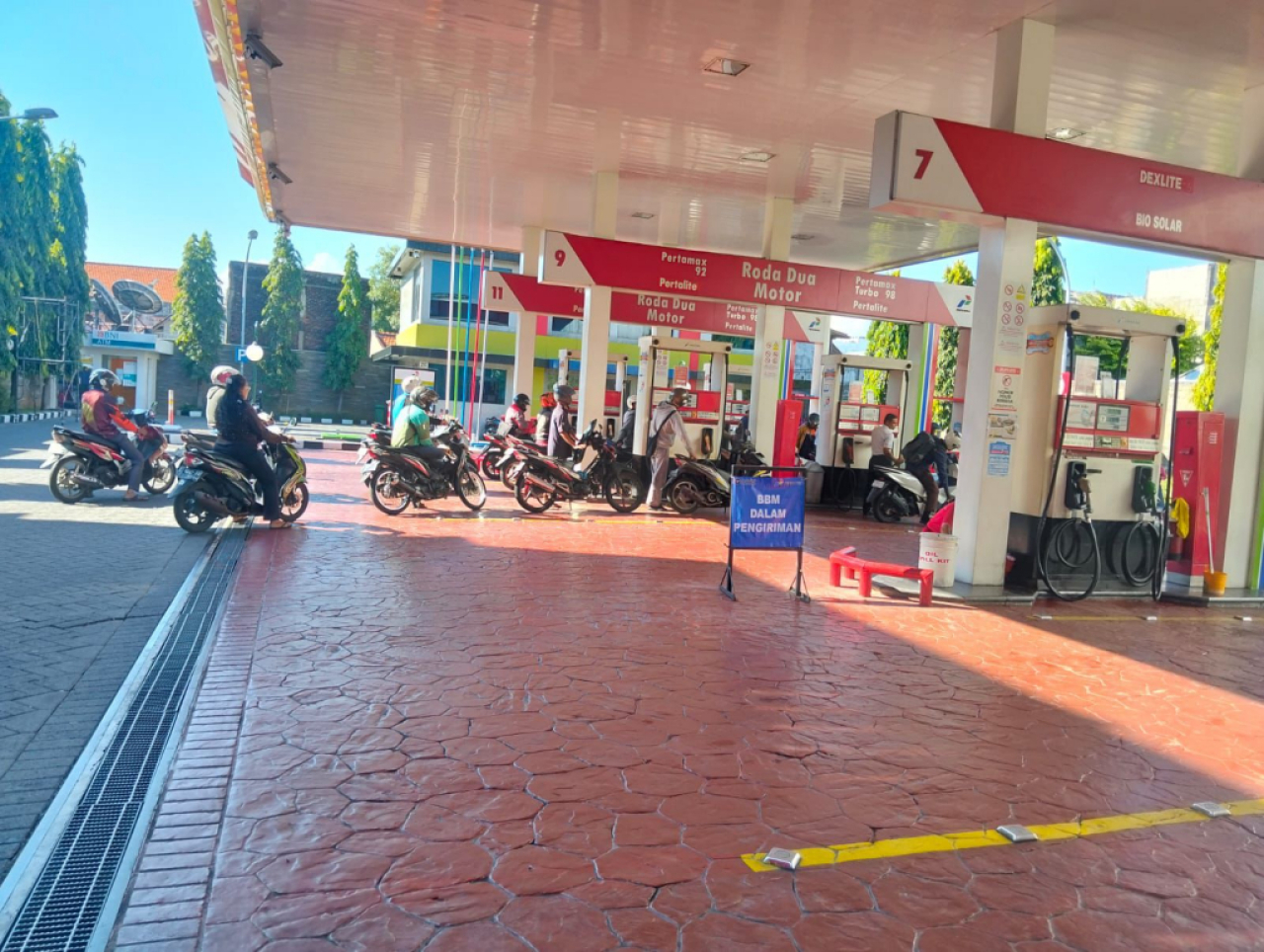Layanan SPBU Pertamina. Foto : Pertamina
