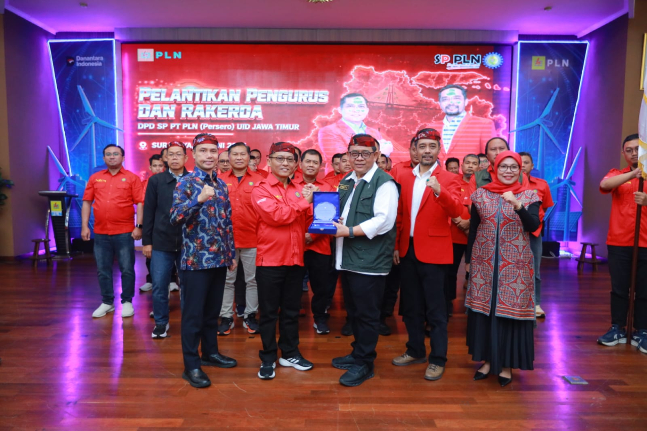DPD dan DPC SP PLN UID Jawa Timur Dilantik, Siap Kawal Keandalan Listrik Nasional