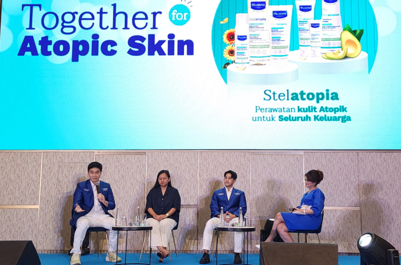 Talkshow bertajuk Together for Atopic Skin yang digelar Mustela di Surabaya. Foto : Peni Widarti