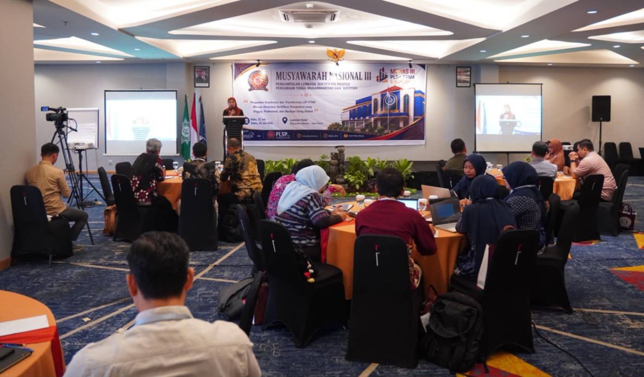 Umsida menjadi tuan rumah Munas III PLSP PTMA di Luminor Hotel Sidoarjo. (Foto: dok.Umsida)