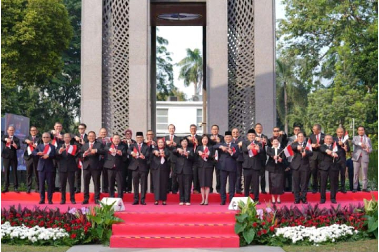 Perayaan HUT RI ke-81 dan peluncuran Kartu Kredit Indonesia. Foto : BI
