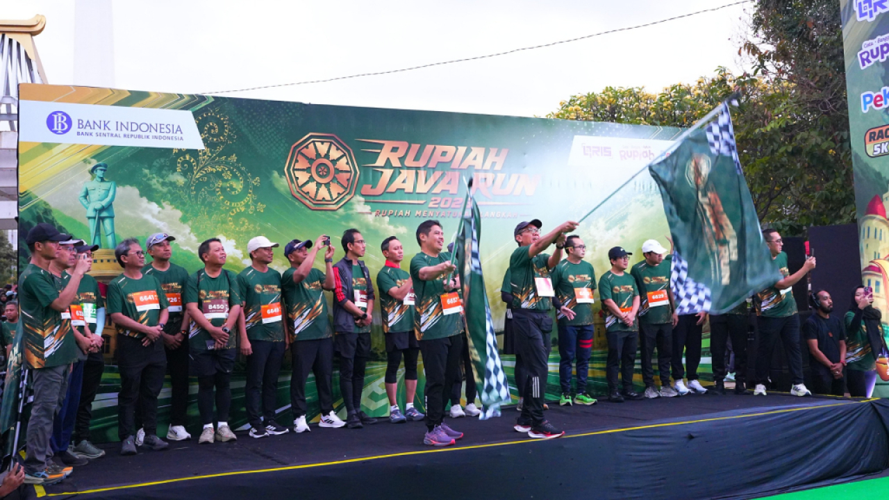 Pelepasan peserta Rupiah Java Run 2026. Foto : BI