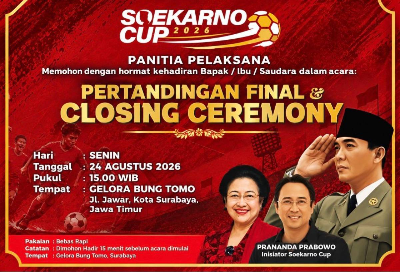Soekarno Cup 2026. Foto: IST.