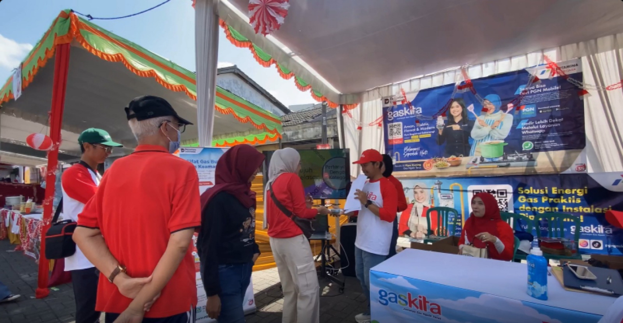 Kegiatan edukasi PGN bagi pengguna jargas di Sidoarjo. Foto : PGN