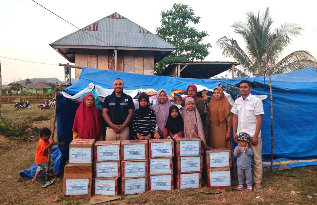 PDS Salurkan Bantuan Masyarakat Flores Pascagempa NTT