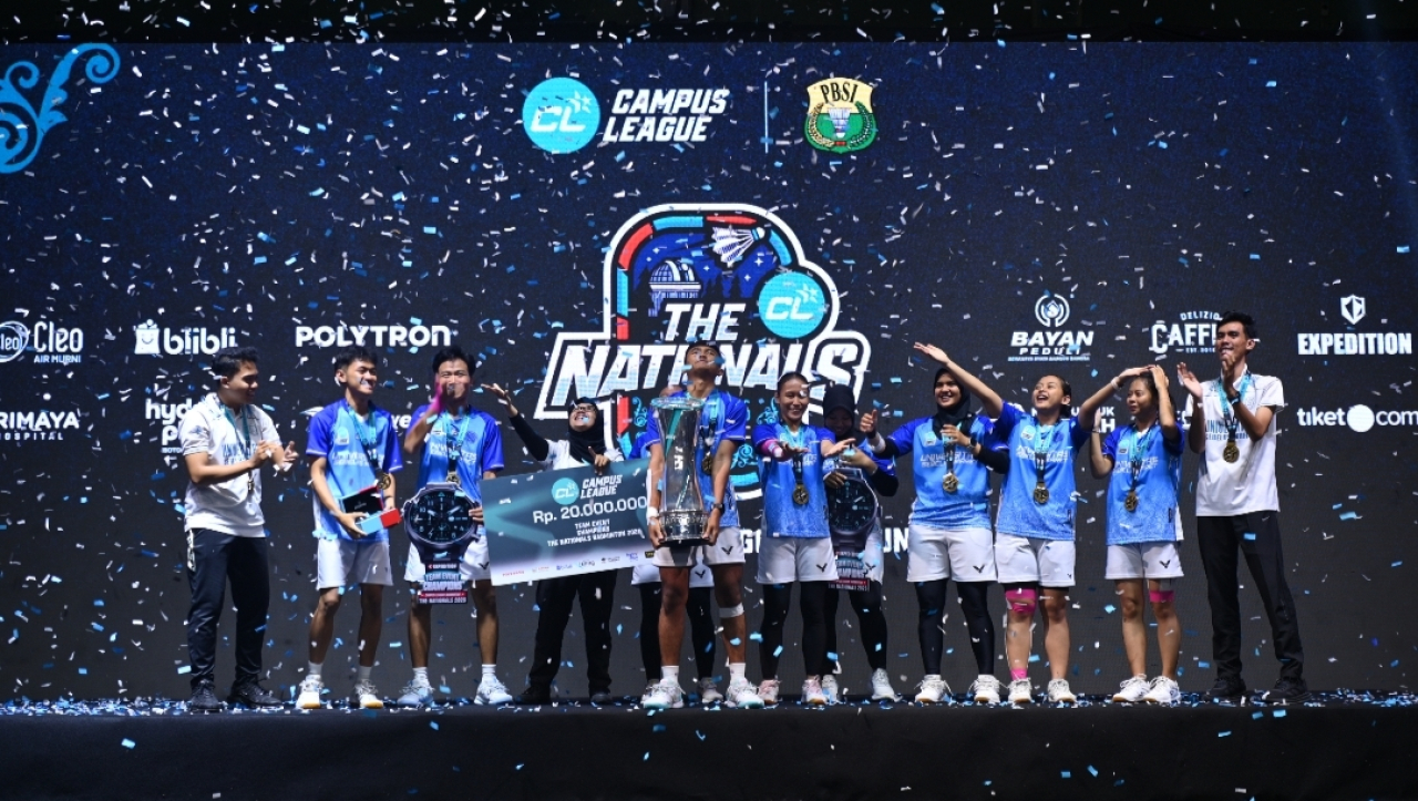 Universitas Negeri Sebelas Maret (UNS) Surakarta keluar sebagai juara umum di Campus
League 2026 - Badminton The Nationals.