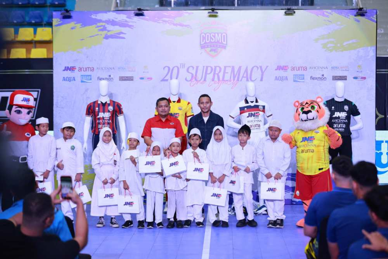 Cosmo JNE Futsal Club siap mengarungi Liga Futsal Profesional Indonesia 2026-2027. FOTO : JNE