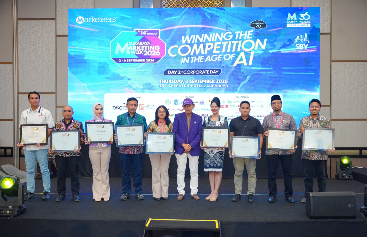 Surabaya Marketing Week 2026, PLN UID Jatim Sabet Empat Penghargaan