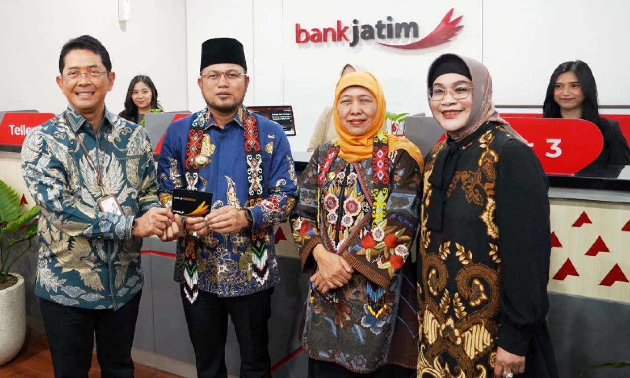 Sinergi Bank Jatim dengan Kalimantan Timur. Foto : Bank Jatim
