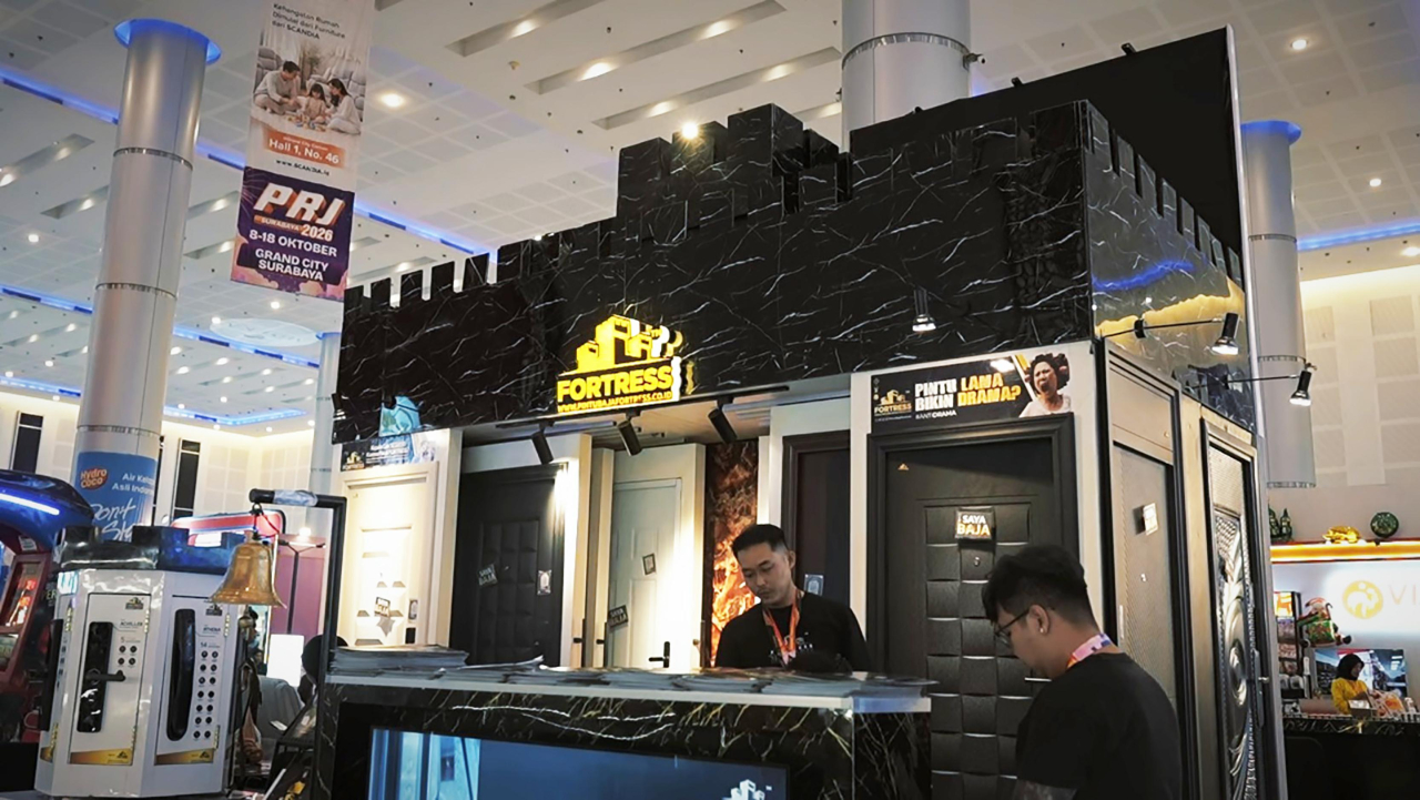 Fortress hadir di PRJ 2026 di Surabaya  untuk menampilkan tiga varian baru  pintu baja ( Foto : istimewa )