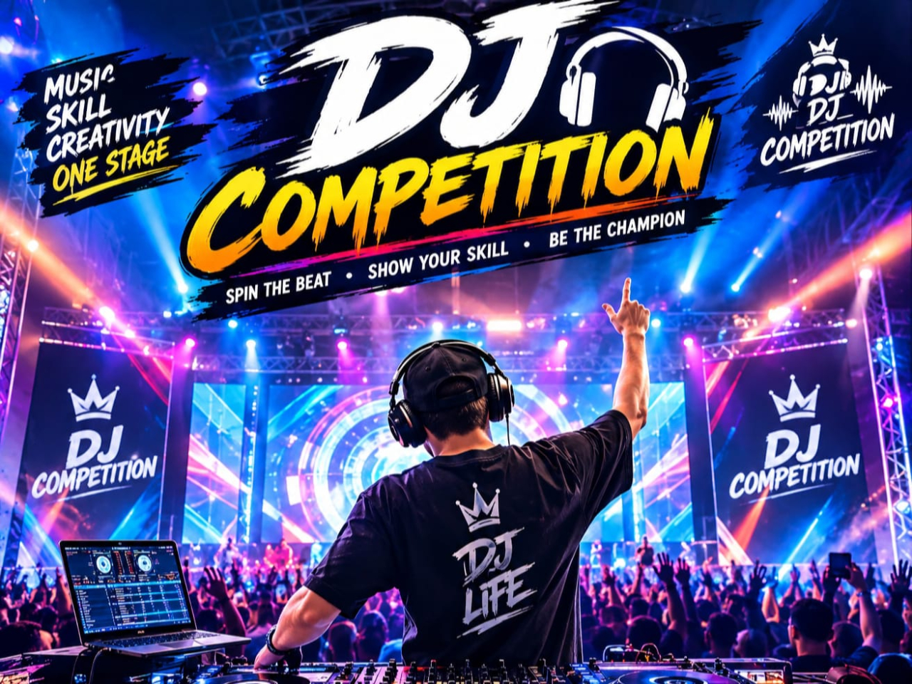 PDJI Jatim siap menggelar  Competisi DJ & Battle 2026  yang rencananya akan di gelar kota Surabaya ( Foto : Ilustrasi AI )