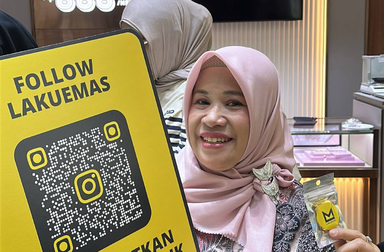 LAKUEMAS dan Blibli berkolaborasi bersama The Palace dalam melayani penjualan emas secara digital dengan pengambilan offline. (Foto: CMK)
