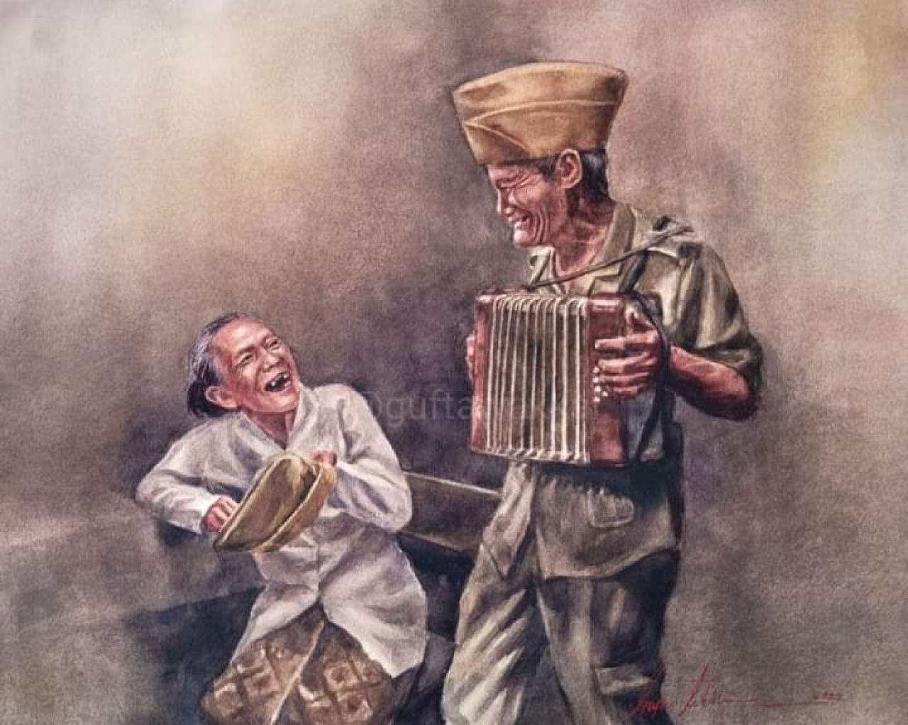 Ilustrasi ; Lukisan Karya Gus Tawakul