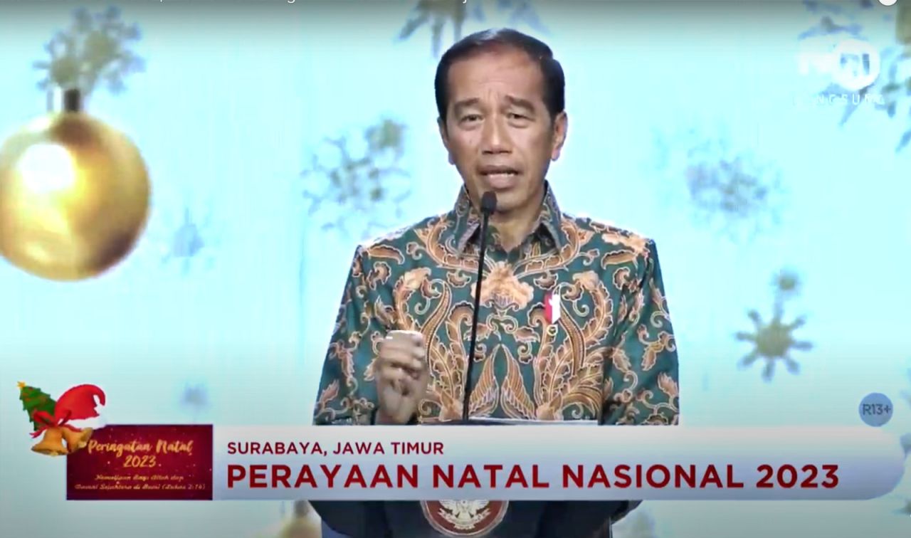 Hadir di Perayaan Natal Nasional. Ini Pesan Khusus Presiden Jokowi