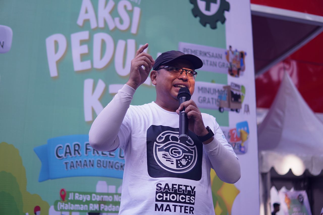 Kampanye Budaya K3 Ramaikan Car Free Day di Surabaya