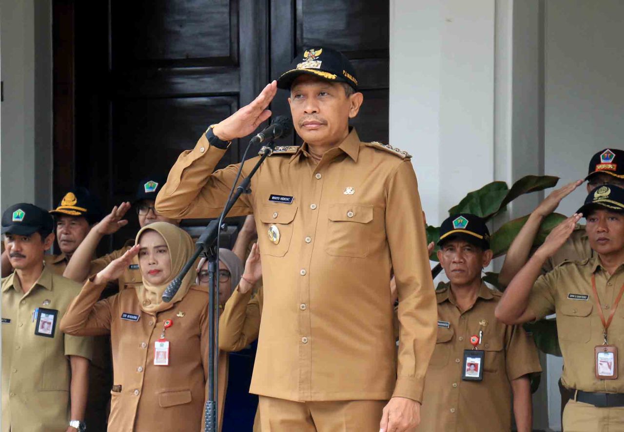 Penjabat Wali Kota Malang dan ASN Ikrar Netral di Pemilu 2024