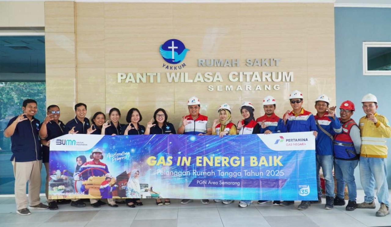 PGN Pasok Gas Bumi ke RS Panti Wilasa Citarum Semarang